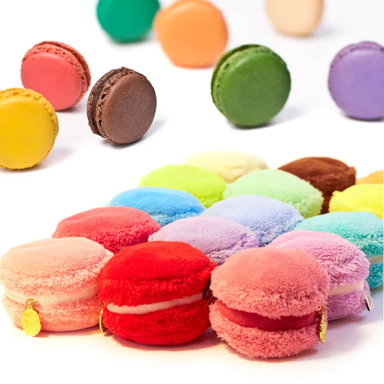Французский Macarons красочные конфеты цвет творческой кошелек для монет/брелок