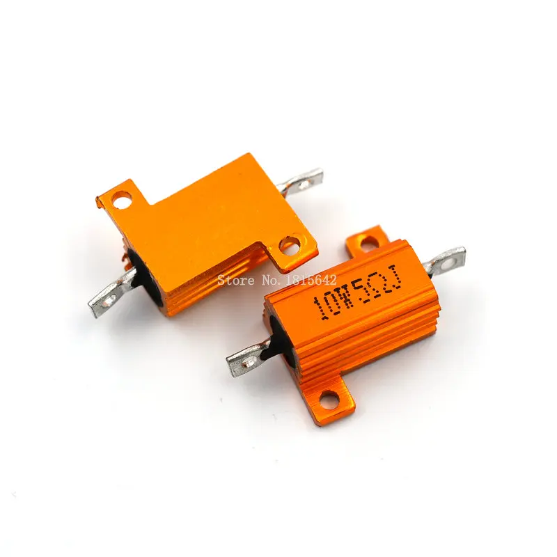 2 шт. резистор RX24 10 Вт 5R 5RJ с металлической оболочкой|wire wound resistor|ohms resistancemetal resistor |