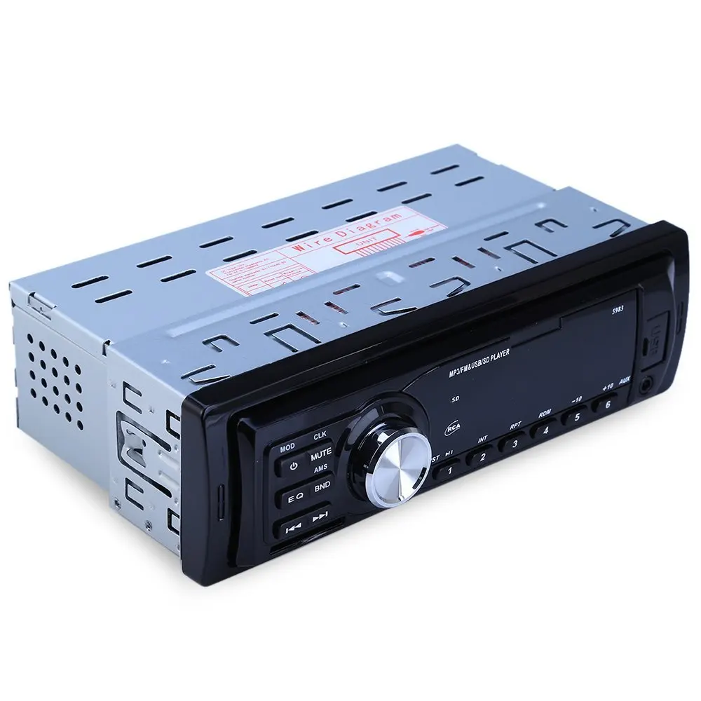 Zeepin 5983 1 DIN Авто Радио аудио стерео dash Поддержка FM SD AUX USB 4 канала для автомобиля MP3