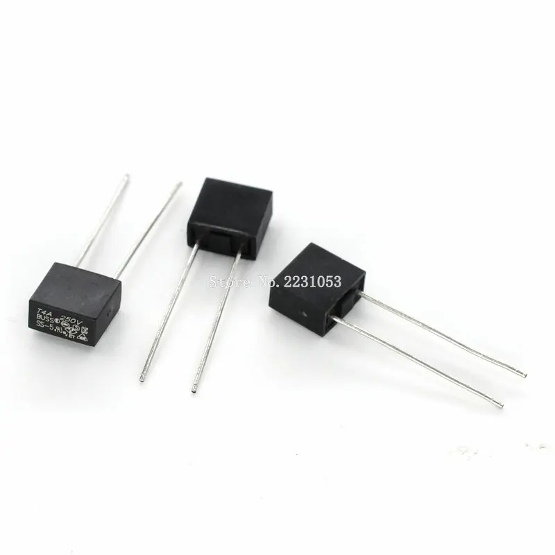 10 шт. предохранители 2A 1A 3.15A 4A 5A 6.3A 250V 392 квадратный пластиковый плавкий