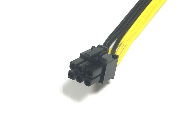 4-контактный Molex до 6-контактный PCI-Express PCIE видеокарта Кабель-адаптер 18AWG 20 см |