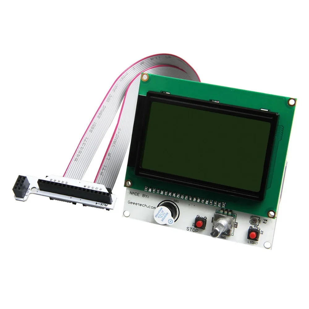 Geeetech LCD12864 прямоугольный Reprap умный контроллер для Megatronics Rambo RAMPS 1 4 Sanguinololu и