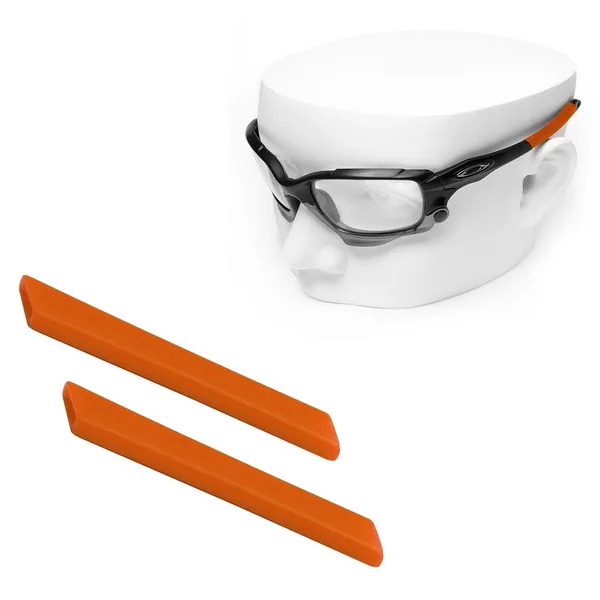 OOWLIT резиновые носки с ушками для Jawbone/Гонки солнечные очки к куртке - Цвет линз: Orange Ear Socks