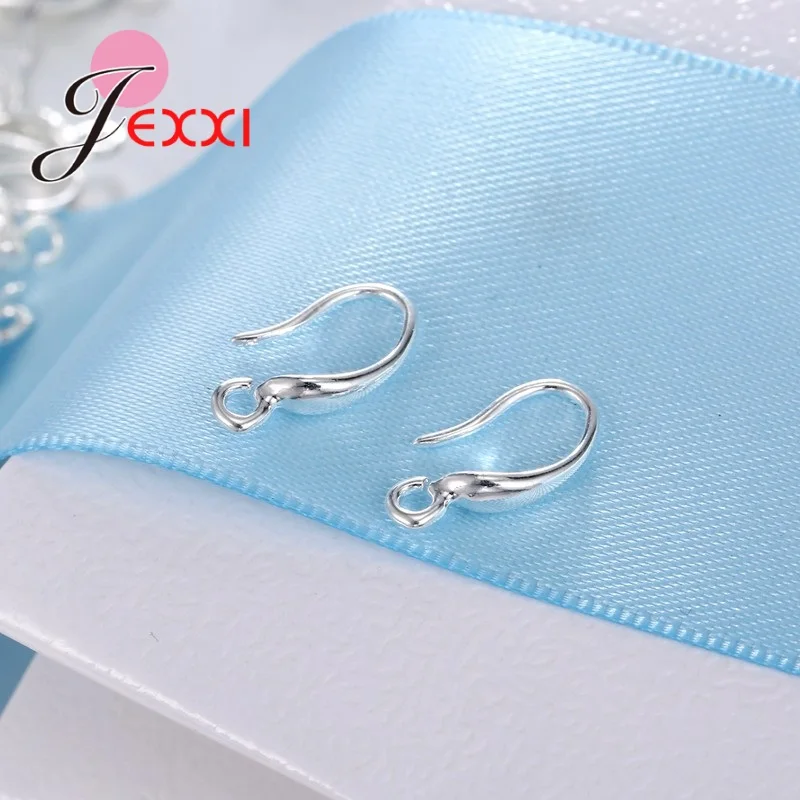 Крючки для сережек из серебра 100 пробы шт./лот 925 шт.|jewelry components|silver earring hookdiy jewelry