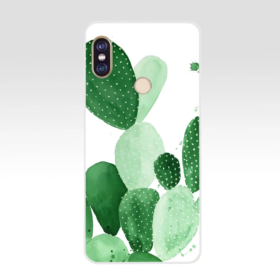 41AQ Cactus Soft Silicone Tpu Cover phone Case for xiaomi redmi 6 pro note 5 plus 4 4x mi 8 | Мобильные телефоны и
