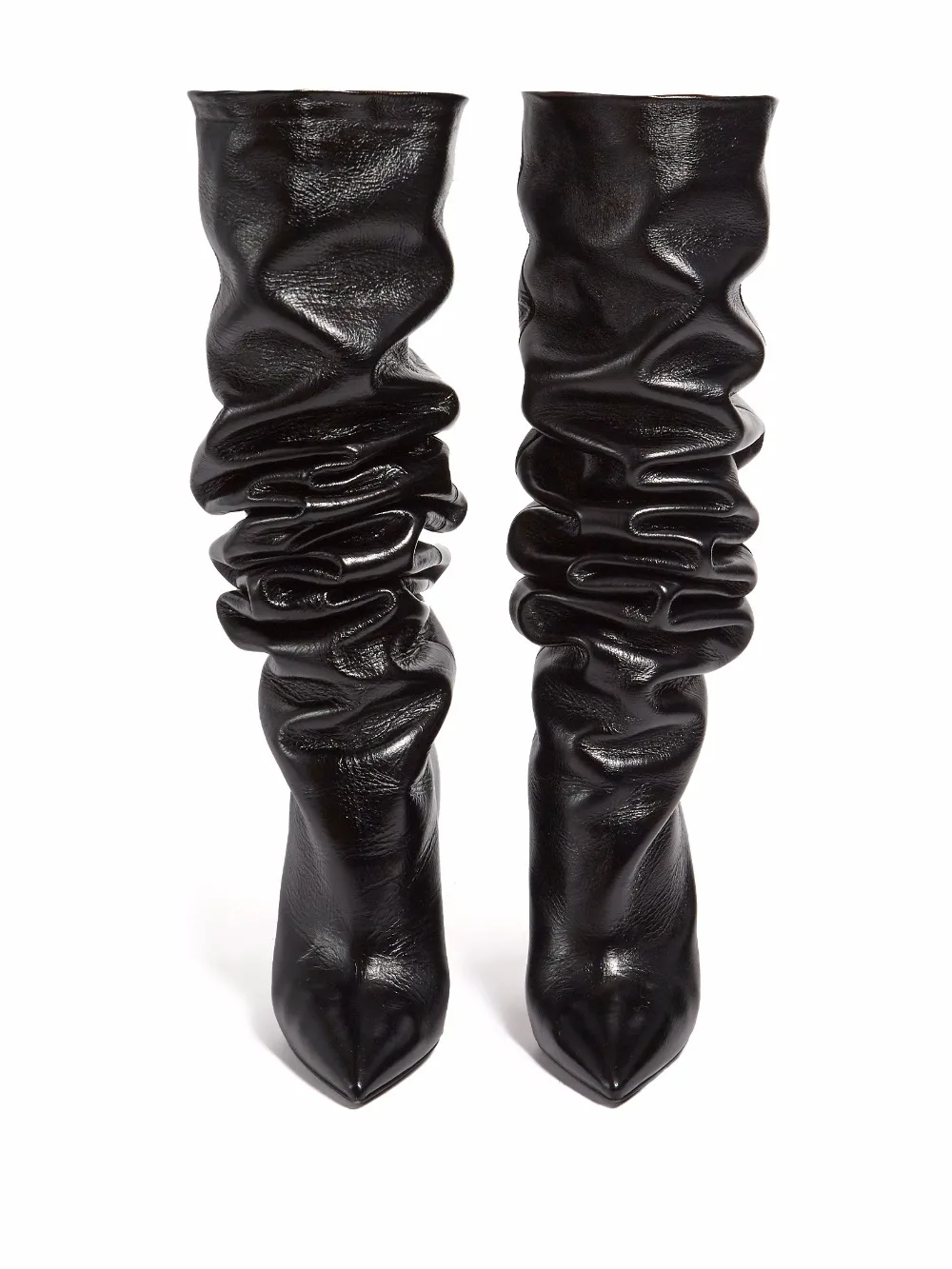 2017 женские сапоги на высоком каблуке с острым носком коричневого синего цвета до