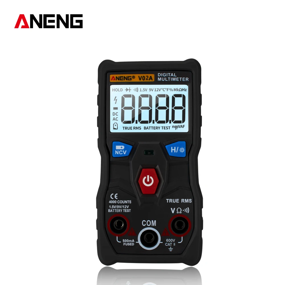 ANENG V02A 4000 отсчетов полная интеллектуальная автоматическая идентификация