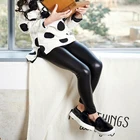 Бесплатная доставка, обтягивающие штаны для девочек распродажа, черные кожаные штаны для детей штаны для маленьких девочек детские леггинсы, штаны для девочек детские леггинсы