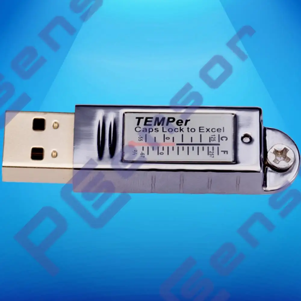 Водонепроницаемый термометр с питанием от USB для помещений 55 ~ 125c тревожный