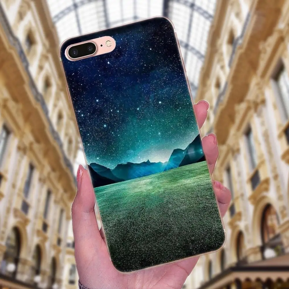 Space Planet Blue Interstellar Pattern For Sony Xperia Z Z1 Z2 Z3 Z4 Z5 compact Mini M2 M4 M5 T3 E3 E5 XA XA1 XZ Premium | Мобильные