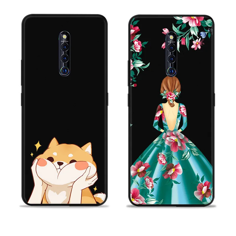 Красное платье для девочек Крышка Vivo X27 Pro ТПУ задняя крышка мобильного телефона