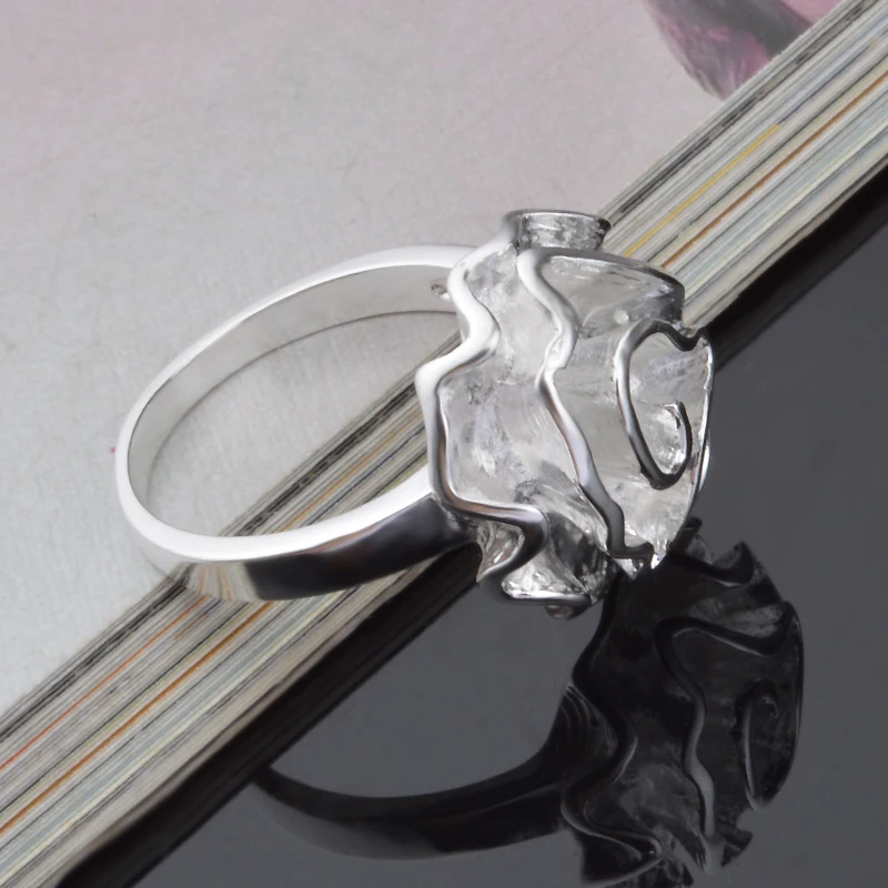 Бесплатная доставка серебряное кольцо искусственное Женское | Украшения и