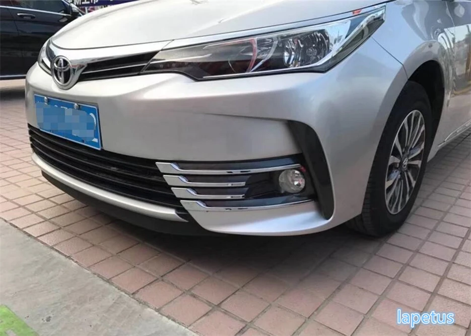 Для Toyota Corolla 2017 2018 ABS передняя решетка гриль противотуманный светильник
