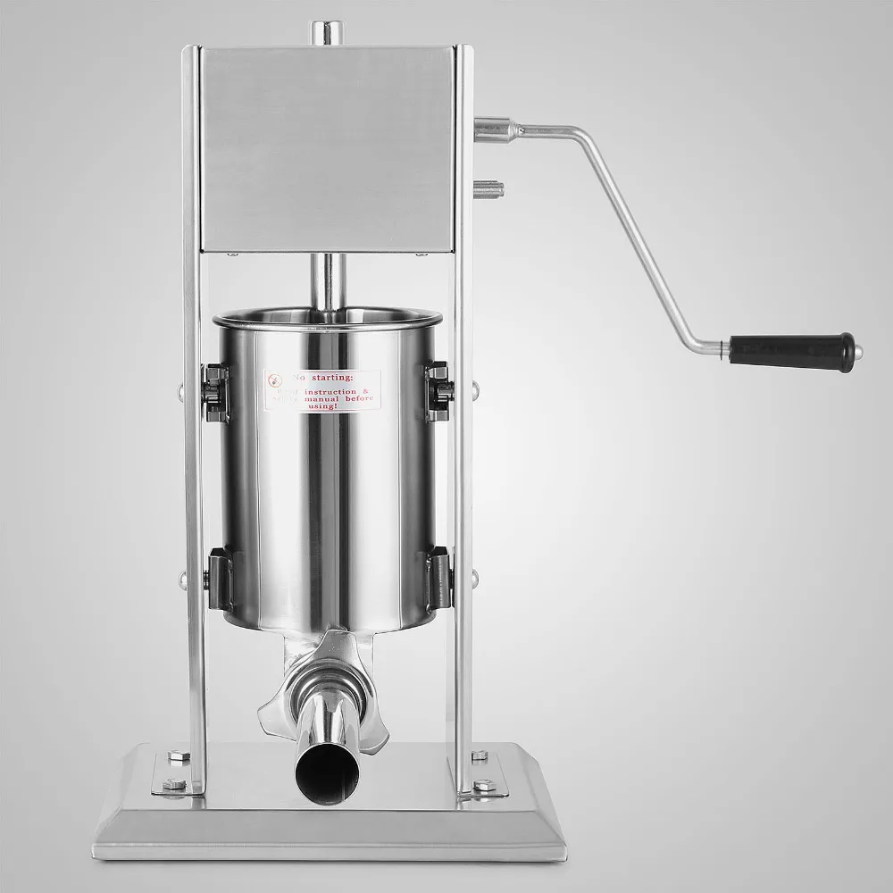 Вертикальный коммерческий колбасный шприц 3 л двухскоростной пресс для мяса из