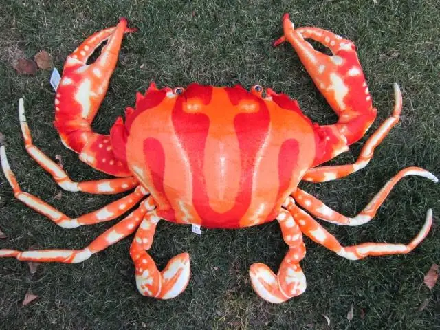 31 &quot/80 см Огромный Симпатичный моделирование морской Краб мягкие и плюшевые
