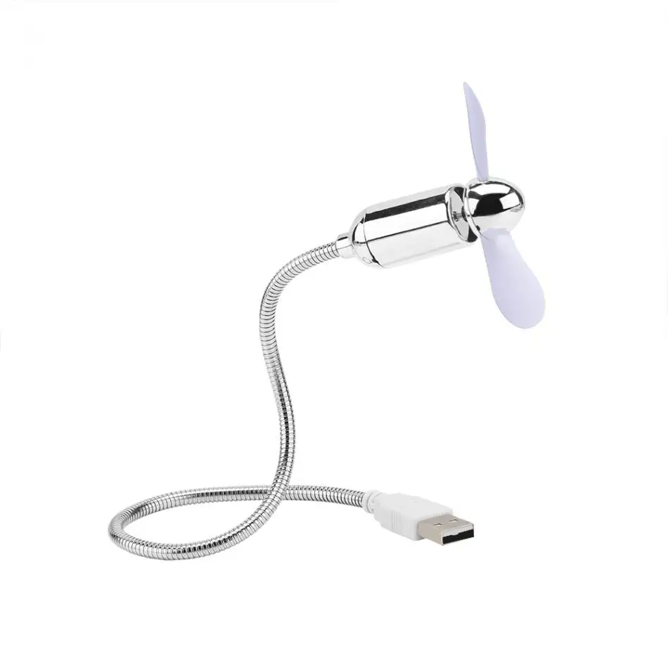Безопасный низкая Мощность энергосберегающий гибкий Mini USB вентилятор охлаждения