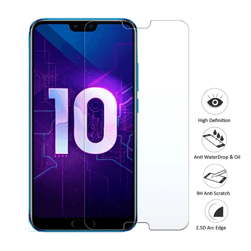 Чехол из закаленного стекла для Huawei Honor 8x10 защитная пленка экрана 9 lite 8 pro 8c 9i 8x