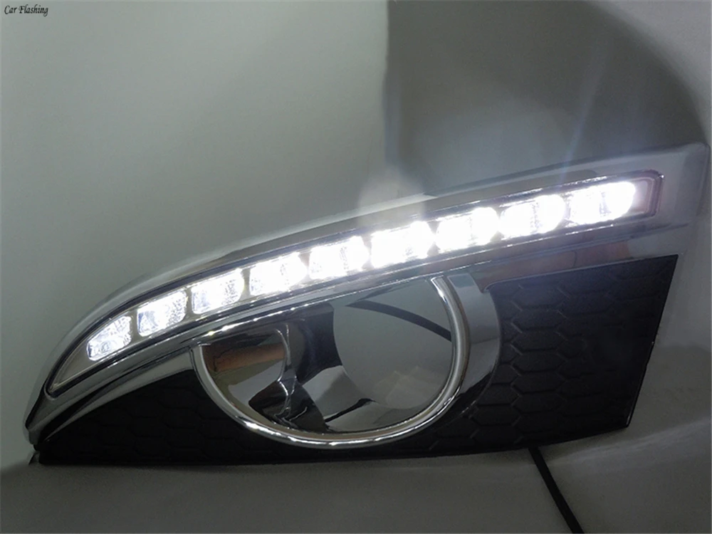 DRL для Chevrolet Captiva 2011 2012 2013 Габаритные огни колпак противотуманных фар фары 12V дневной свет авто-Стайлинг Chevy