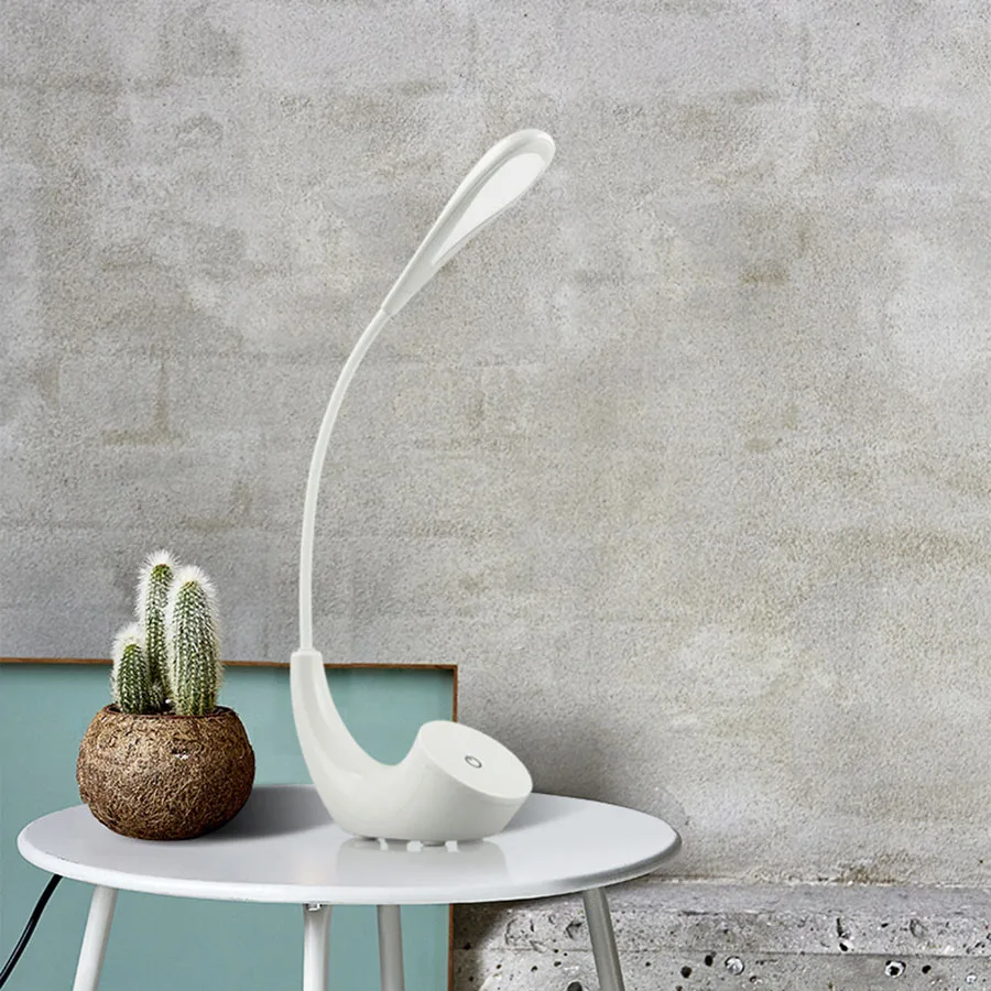 3 Modes Desk lamp USB LED Table Lamp Flexible With Touch Switch Bed Reading Book Light | Лампы и освещение