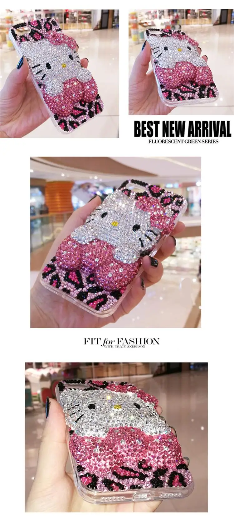 Для iphone X 3D с украшениями в виде кристаллов чехол для iphone 7/8 plus жемчуг KT cat DIY чехол для телефона для iphone xsmax 6 6splus роскошный fundas