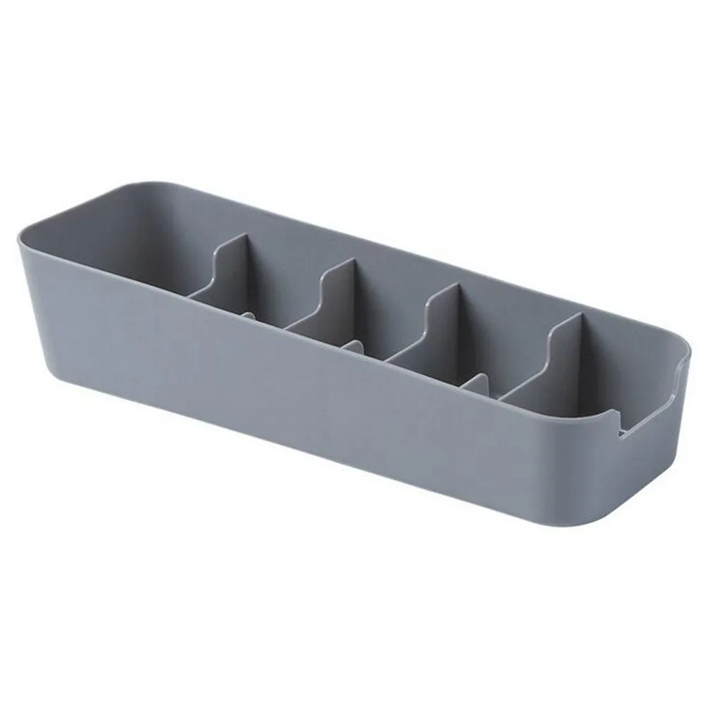 5 клетки Пластик кухонный Органайзер хранилище Box Косметические разделитель для