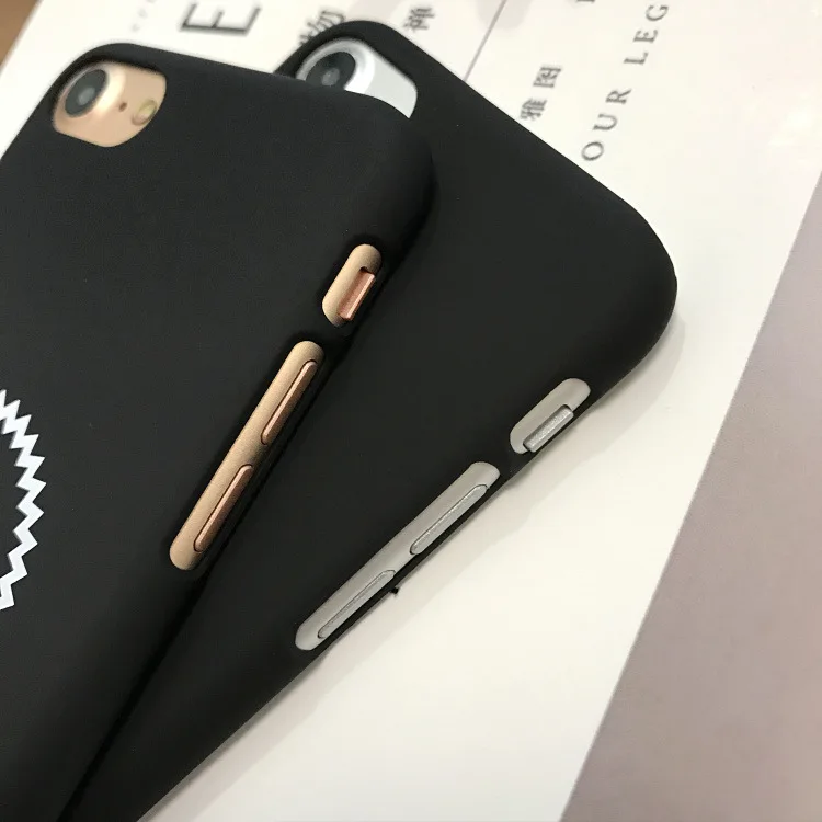 Простой индивидуальный геометрический круг qr-код черный чехол для iPhone X XR XS Max 6 S 7 8