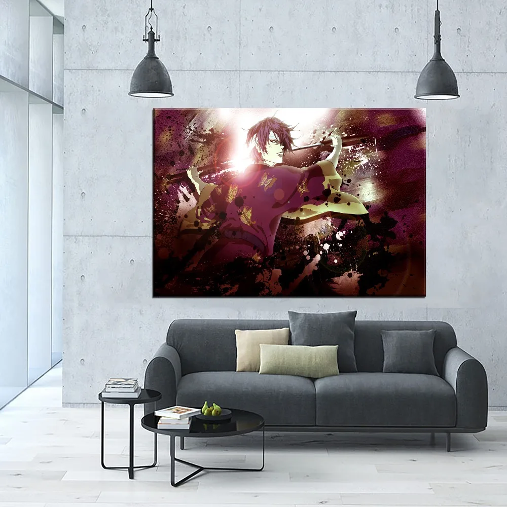 5 шт. на холсте Печать Тип живопись аниме &quotгинтама&quot плакат украшения дома