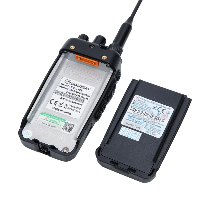 Wouxun KG-UV8E трехдиапазонное иди и болтай Walkie Talkie “иди 220-260 МГц ремешки крест-накрест