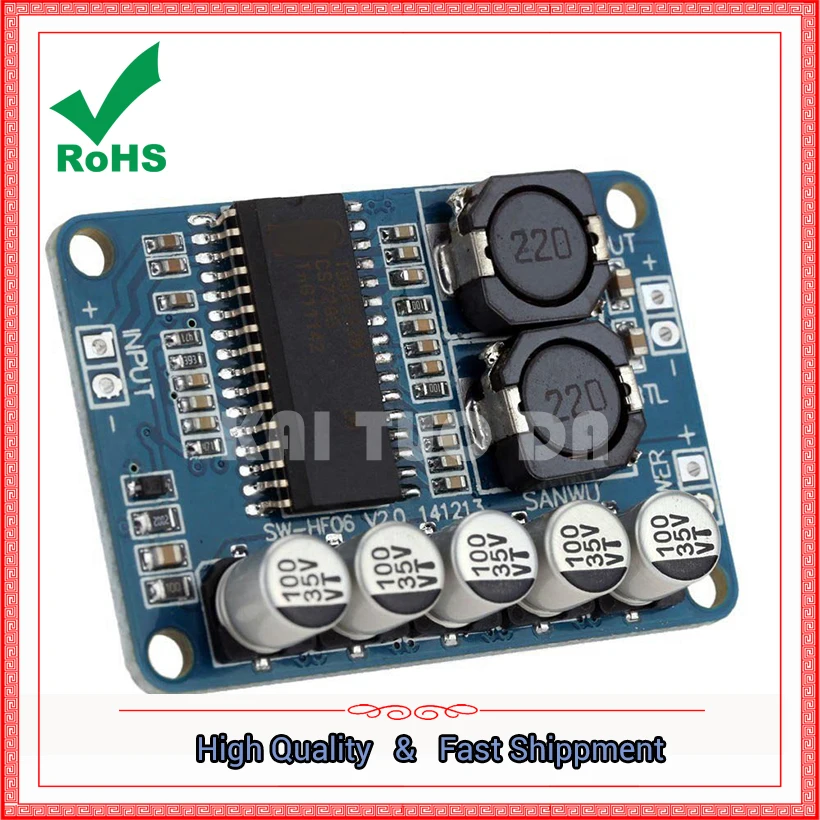 Плата цифрового усилителя мощности 35 Вт моно усилитель модуль высокой низкое