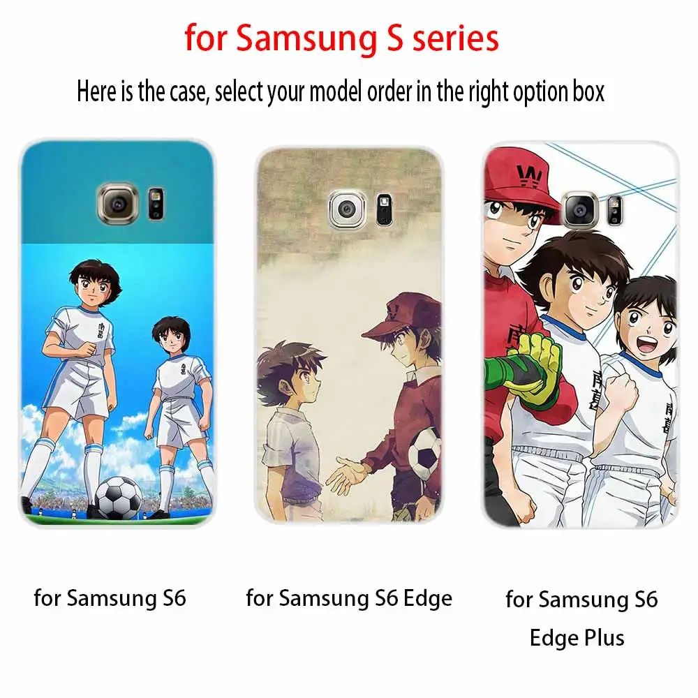 Чехол для Samsung Galaxy S8 S9 S10 S20 S21 Plus Uitra Lite Ultra Cover S10E S7 Edge Captain Tsubasa Ozora Genzo football|Бамперы| |