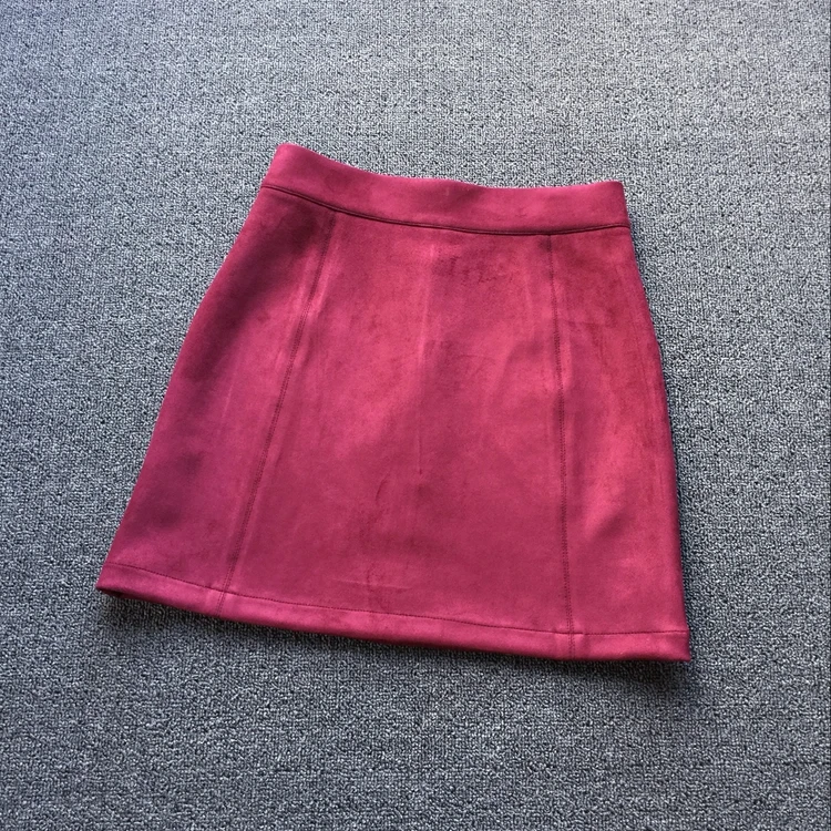 Новинка 2016 Корейская версия осенне зимняя юбка в стиле Хепберн трапециевидная