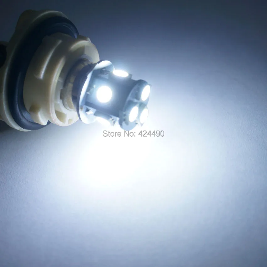 100 шт./лот 1156 BA15S P21W 8 SMD 5050 Автомобильные светодиодные стоп сигналы автомобильные