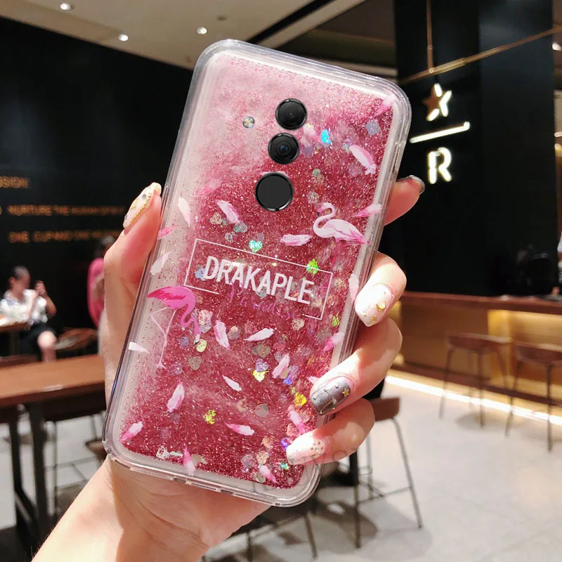 3 Блеск динамическая жидкость чехол для huawei P Smart плюс Y5 Y6 P20 P30 Коврики 20 Lite Nova 3i 3 4 Y9 Honor 8X 7A 7C Pro крышка - Цвет: 3