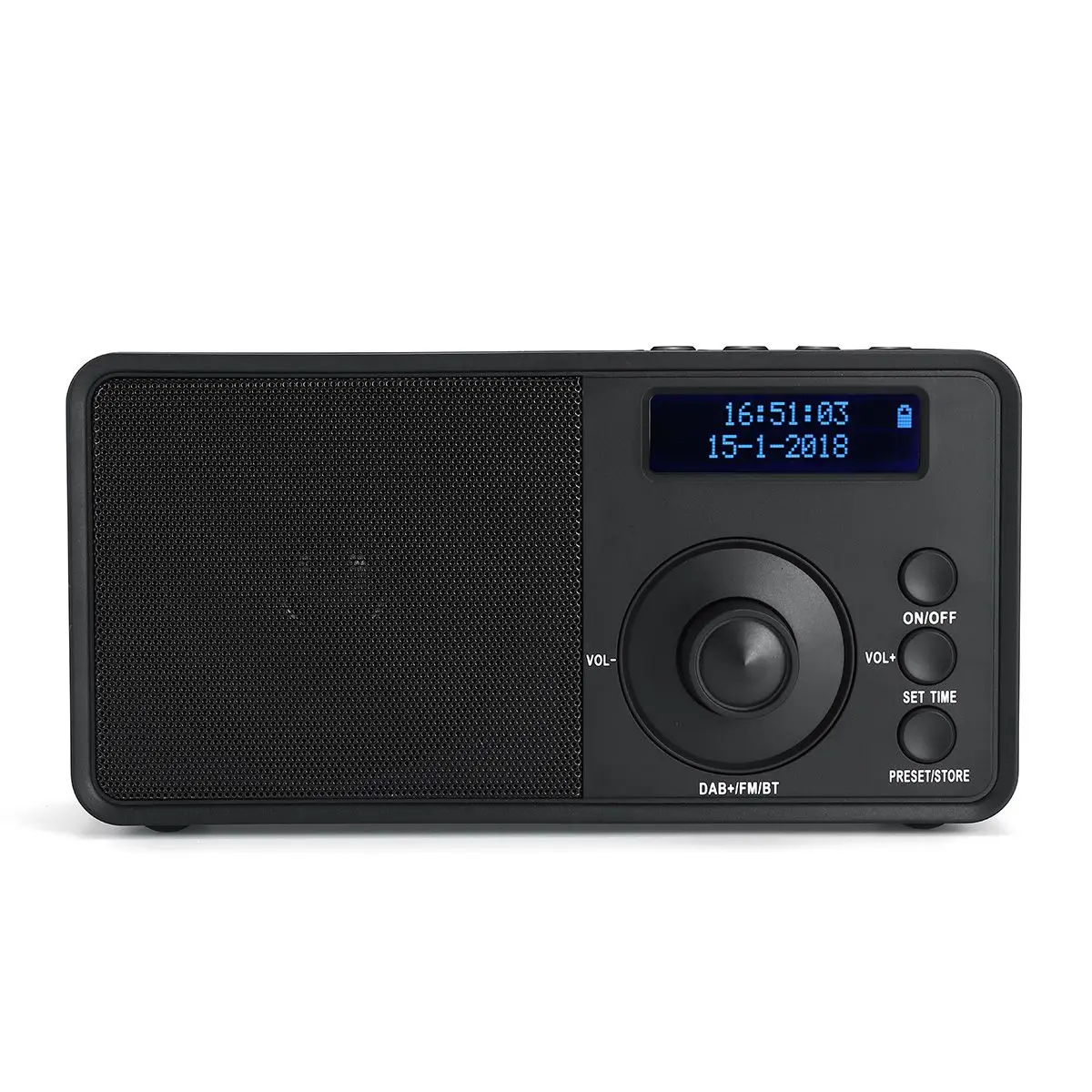 Цифровой DAB+ FM радио плеер приемник портативный bluetooth Мини Радио стерео динамик музыкальный плеер ЖК-будильник подарки для пожилых