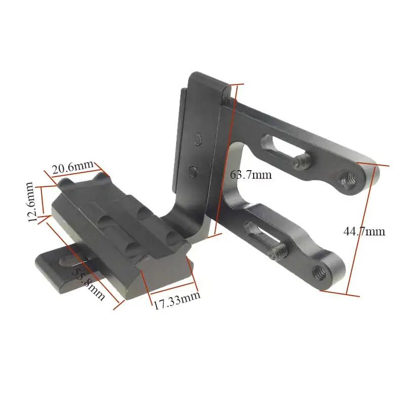 Hunting Archery CNC Bow Sight Aiming Lamp Bracket Mount for Red Dot Laser Reflex Fits Compound Recurve | Спорт и развлечения