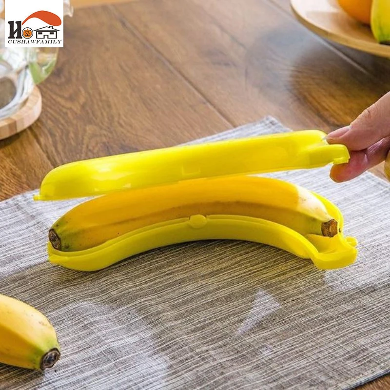 CUSHAWFAMILY портативный чехол-коробка с бананом пластиковый чехол для хранения