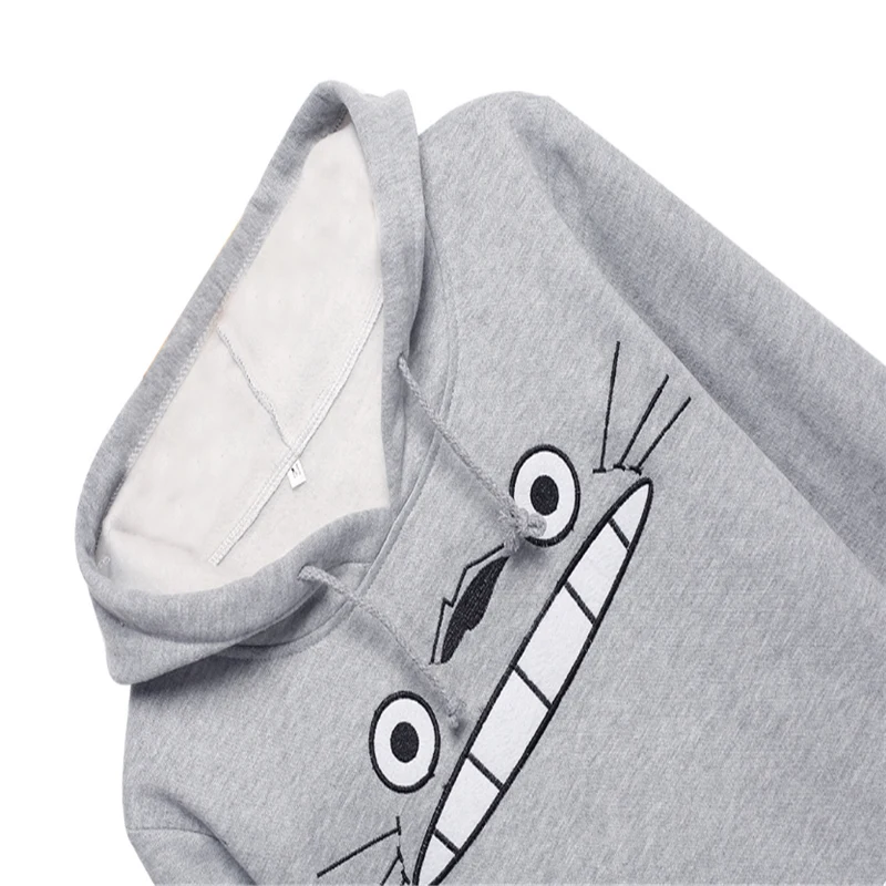Hot Sale Autumn Fashion Men Women Cartoon Totoro Hoodie Sweatshirt Unisex Pullover Spring Casual Coat Hoodies Hooded | Женская одежда