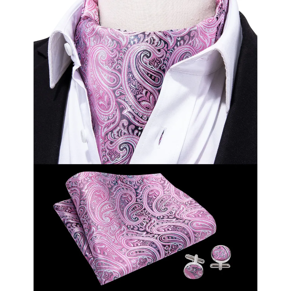 Новый женский галстук Ascot Scrunch Set Silk Barry.Wang модный брендовый мужской для свадебной
