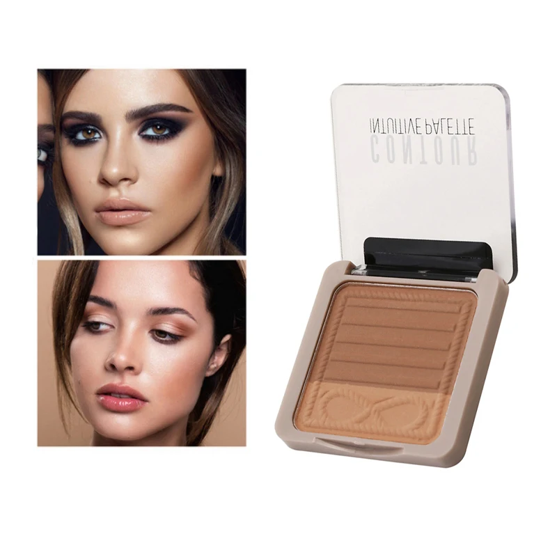 New Fashion Foundation Natural Concealer Brighten Shimmer Dark Skin Face Powder Contour Bronzer Highlighter Makeup Q1 |