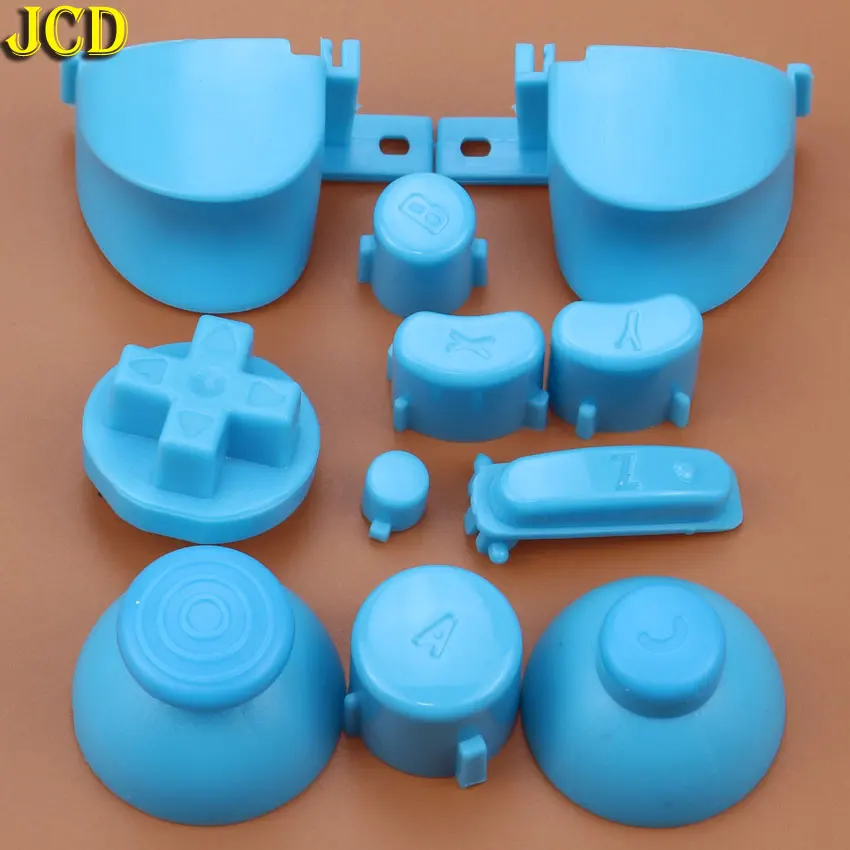 Полный набор JCD колодки для геймпада кнопки A B X Y L R с 3D крышкой джойстика NGC