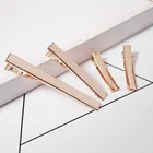 Заколки для волос из металла KC под золото аллигатора заколки невидимки для волос с плоским верхом и зубчиками, 20 шт., 41, 46, 56, 76 мм