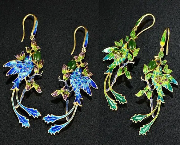 Женские серьги из серебра 925 пробы с опалом|earrings tassel|silver opal earringssterling silver earrings |
