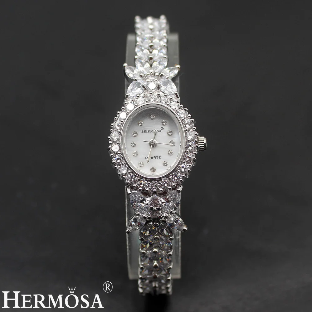 Подарок на день Святого Валентина Женские кварцевые наручные часы Whitetopaz женские