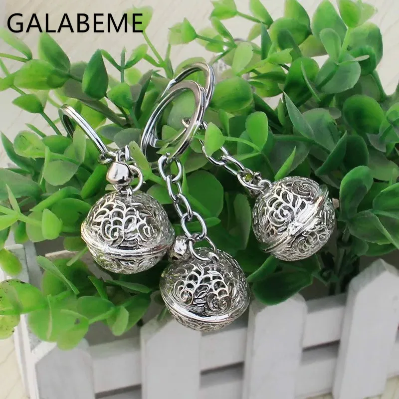 Galabeme 12 шт. выдалбливают Любовь сердечные брелки кольца держателя для любителей