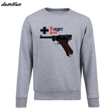 Толстовка Luger P08 Мужская Флисовая кофта с капюшоном времен Второй