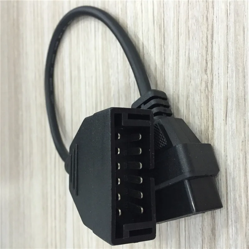 OBD OBD1 Для Daewoo 12 Pin папа к OBD2 OBDII DLC 16Pin Женский адаптер автомобильного