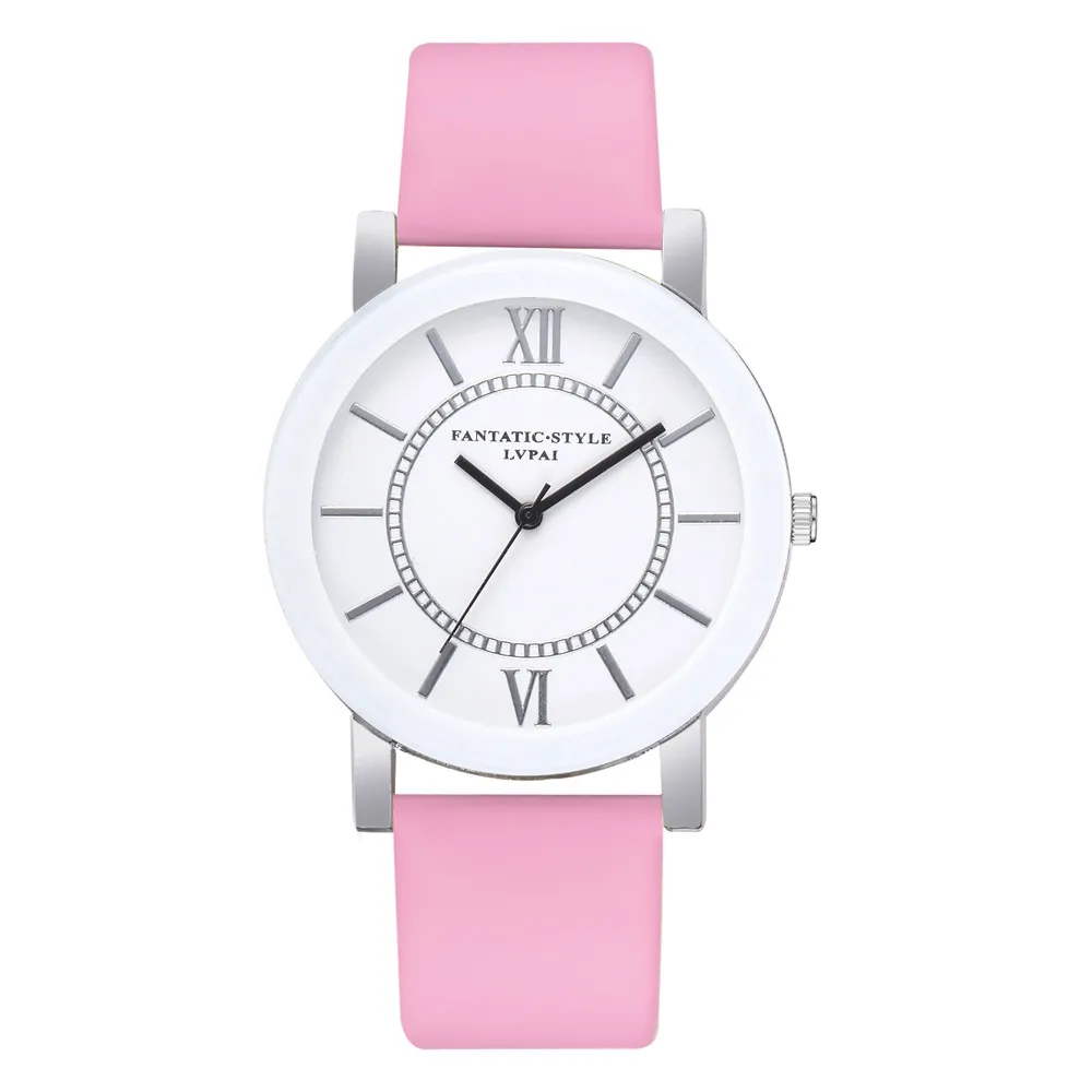 Luxury Watch Women Famous Brand Lvpai Casual Quartz Leather Band Analog Wrist Reloj de dama | Наручные часы