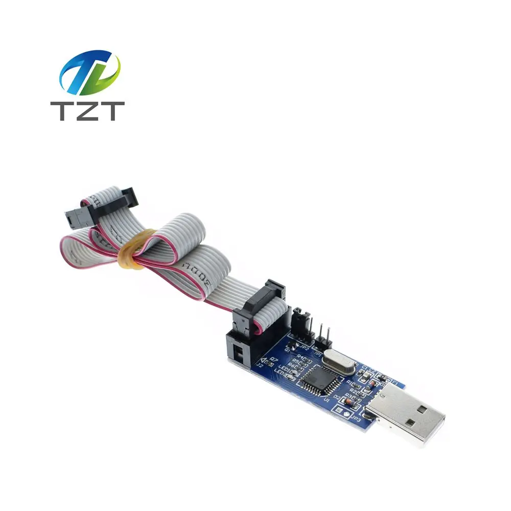 1LOT New USBASP USBISP AVR Programmer USB ISP USB ASP ATMEGA8 ATMEGA128 Support Win7 64K