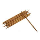 2022 горячая Распродажа 11 размеровнабор 13 см двойные карбонизированные Бамбуковые Спицы вязальный инструмент