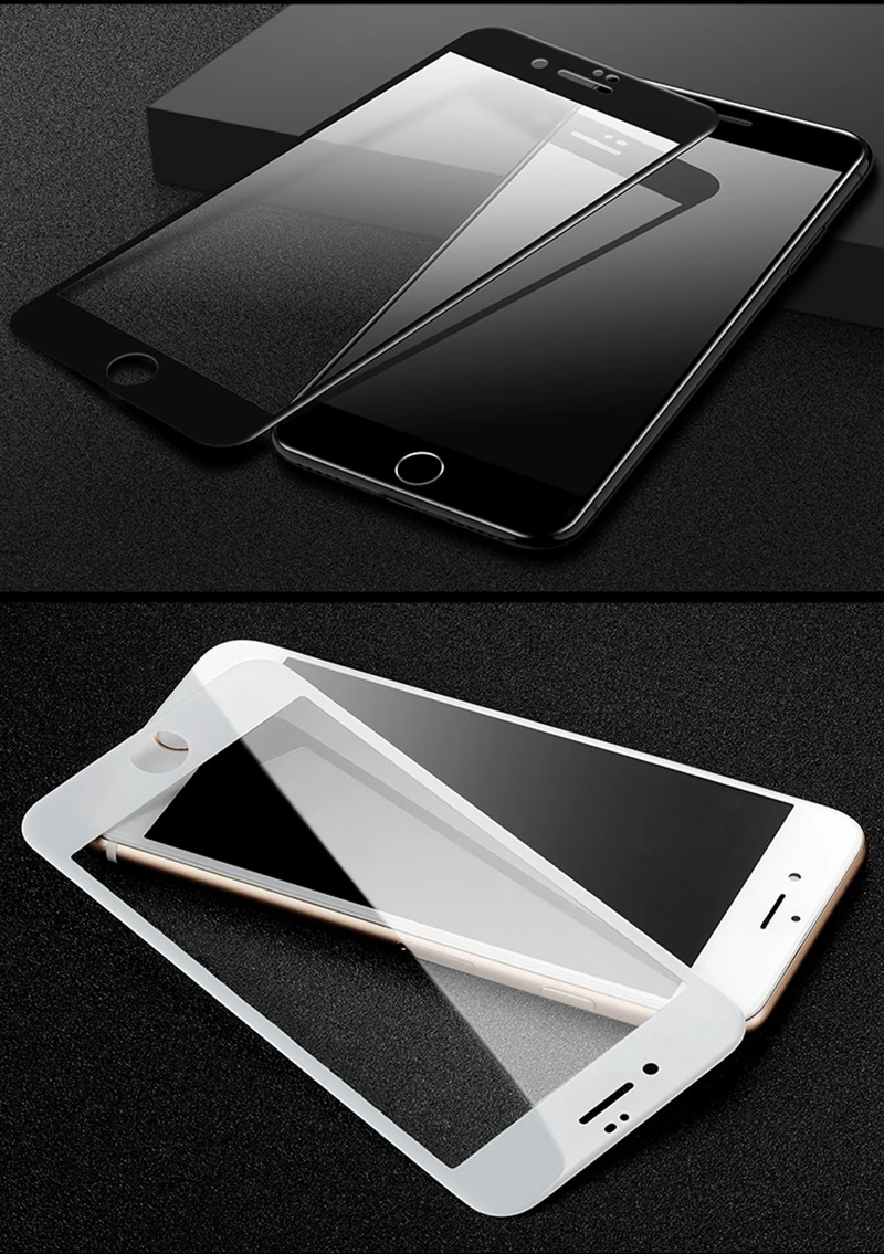 Закаленное стекло A + 5D для iPhone 6 plus 6s 7 8 X защитная пленка экрана стеклянная полного
